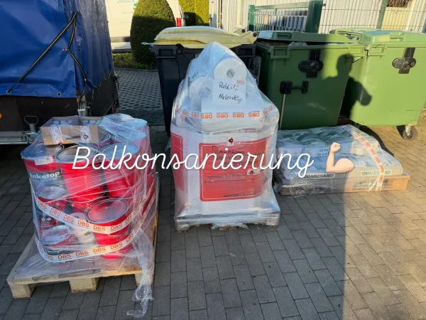 Ab nächster Woche werden wir eine Balkonsanierung durchführen 💪🏻 wir hoffen das Wetter spielt mit